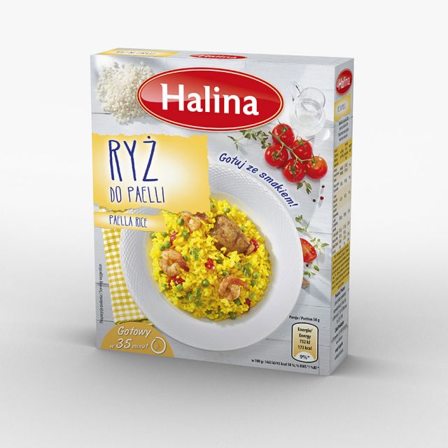 Hiszpańska uczta z ryżem do paelli marki Halina