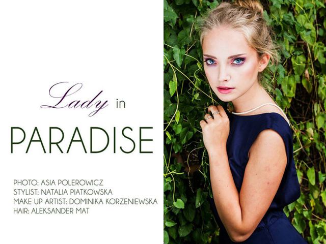 Lady in paradise