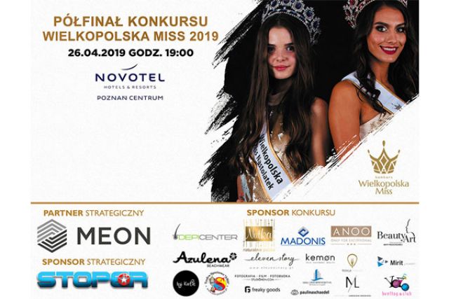 Oficjalna sesja półfinalistek Wielkopolska Miss 2019