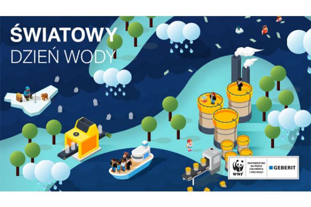 Światowy Dzień Wody już 22 marca.  Geberit i WWF Polska przekazują materiały edukacyjne.